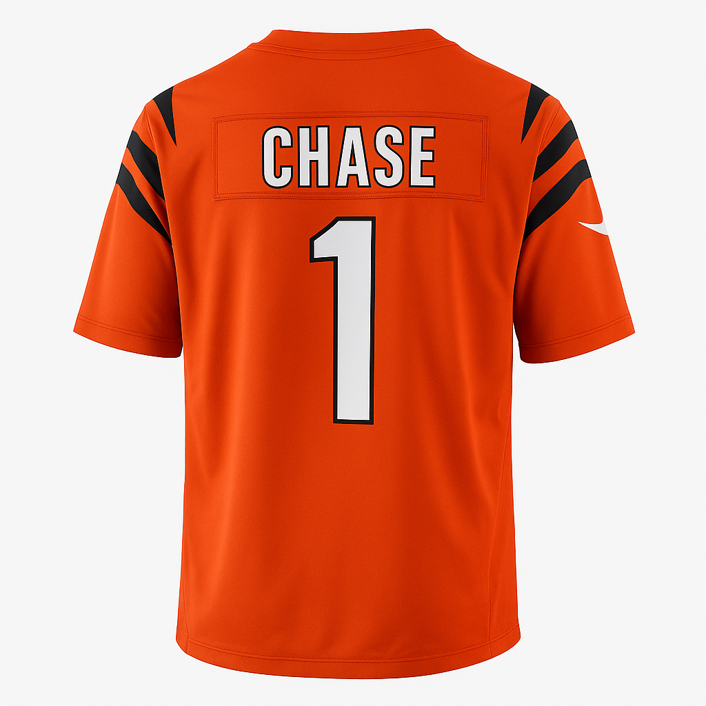 Cincinnati Bengals Chase #1 Alternate Jersey (Orange)
